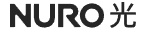 NURO光のロゴ（ドコモ光との比較）