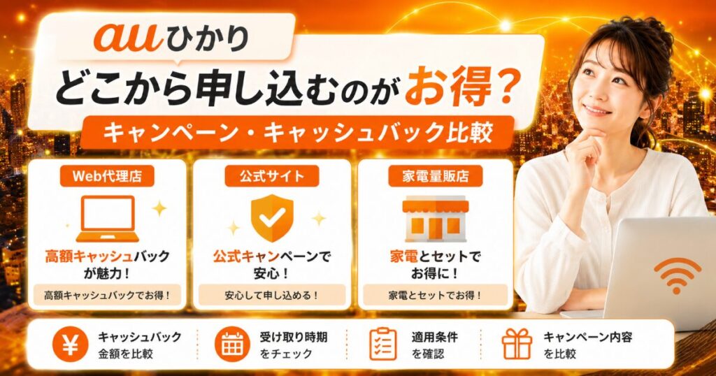 auひかり キャンペーンのイメージ画像
